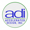 Accelerated Design's round Logo Custom Solution